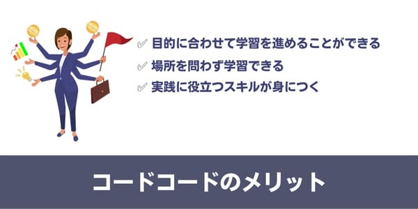CODE×CODE(コード×コード)のメリット