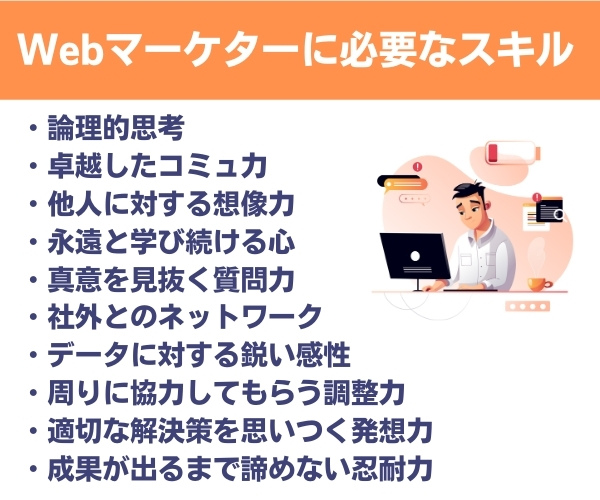 Webマーケターに必要なスキル