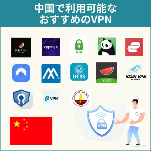 中国で利用可能なおすすめのVPN